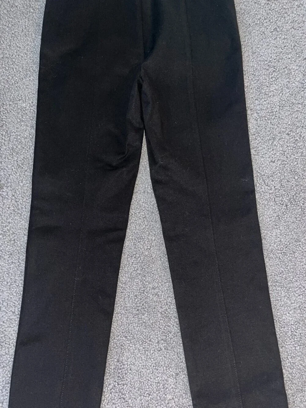 TORY BURCH VANNER PANT in BLACK - NEW WITHOUT TAGS HEAVY STRETCH COTTON SIZE 8
